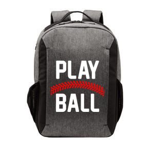 Play Ball Baseball and Softball Players Vector Backpack