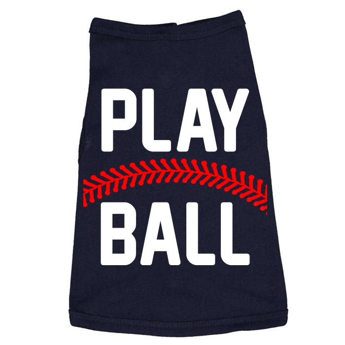 Play Ball Baseball and Softball Players Doggie Tank