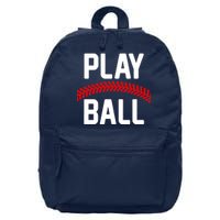 Play Ball Baseball and Softball Players 16 in Basic Backpack