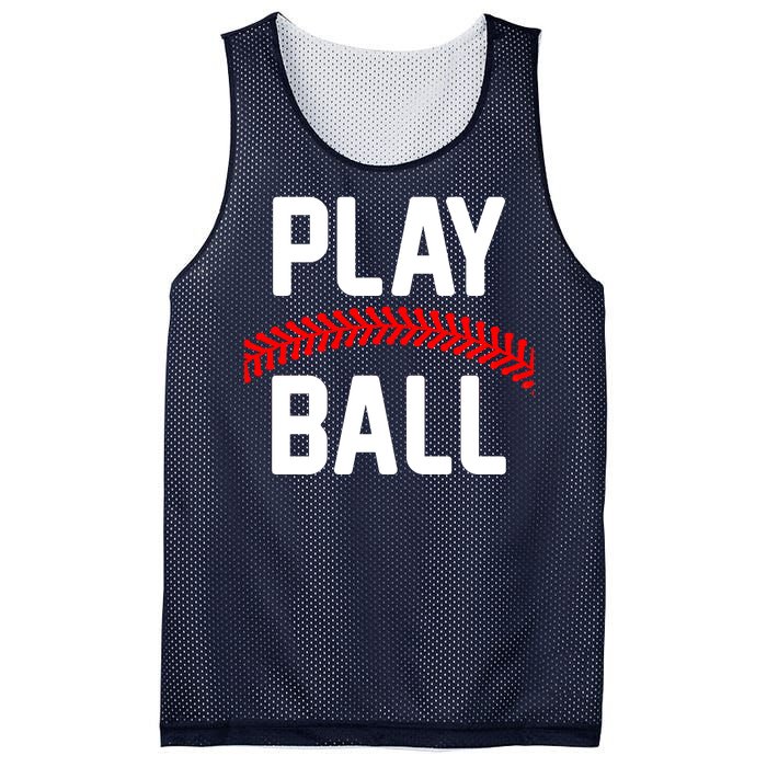 Play Ball Baseball and Softball Players Mesh Reversible Basketball Jersey Tank