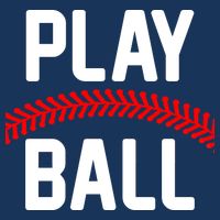 Play Ball Baseball and Softball Players Tie-Dye T-Shirt