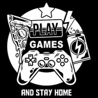 Play Games And Stay Home Tall T-Shirt