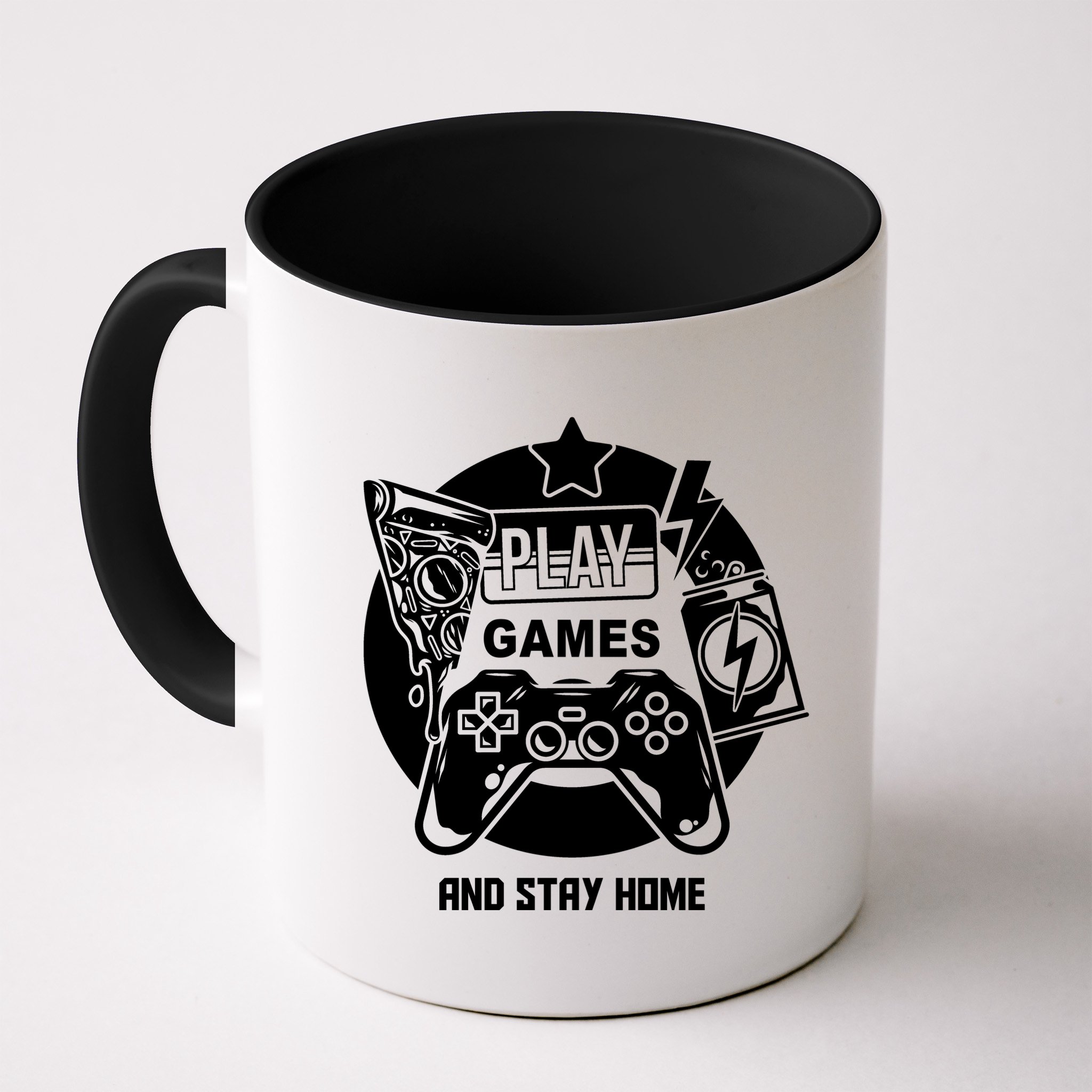 Play Games And Stay Home Mug