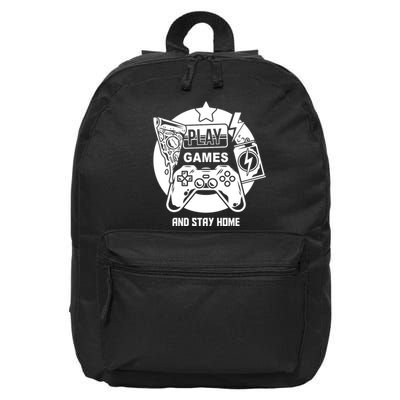 Play Games And Stay Home 16 in Basic Backpack