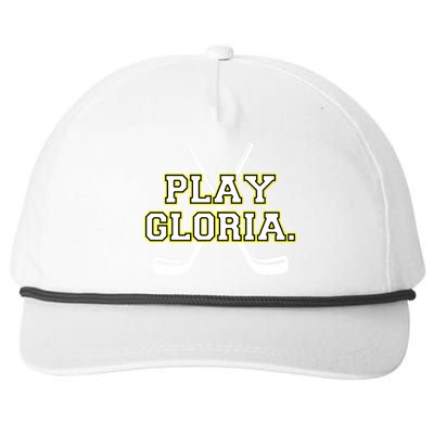 Play Gloria Hockey Snapback Five-Panel Rope Hat