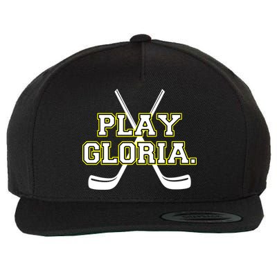 Play Gloria Hockey Wool Snapback Cap