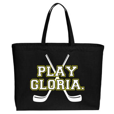 Play Gloria Hockey Cotton Canvas Jumbo Tote