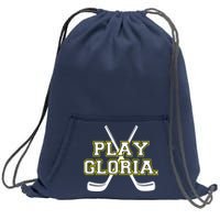 Play Gloria Hockey Sweatshirt Cinch Pack Bag