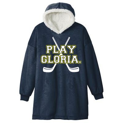 Play Gloria Hockey Hooded Wearable Blanket