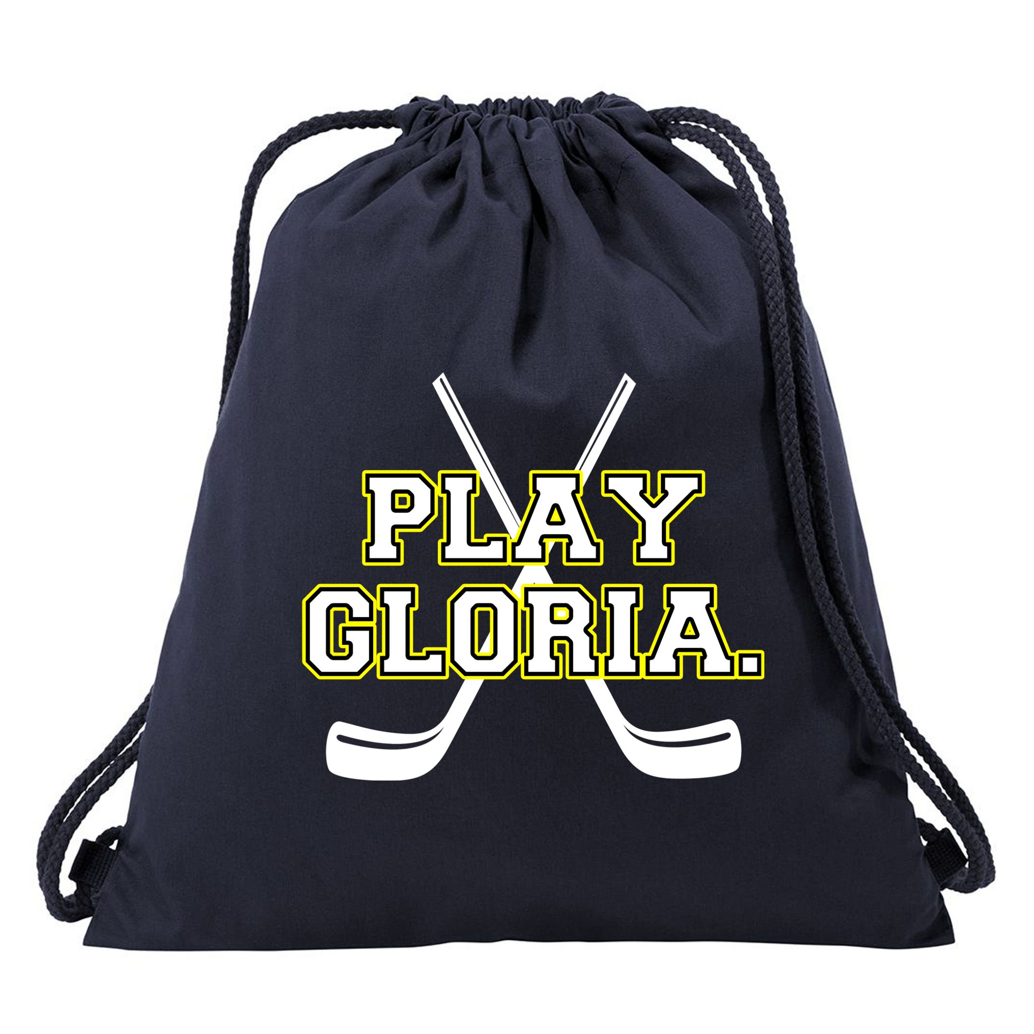 Play Gloria Hockey Drawstring Bag