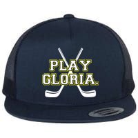 Play Gloria Hockey Flat Bill Trucker Hat