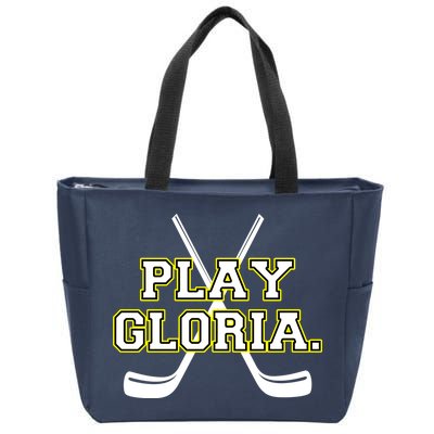 Play Gloria Hockey Zip Tote Bag