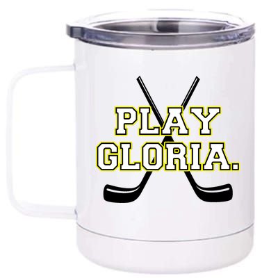 Play Gloria Hockey 12 oz Stainless Steel Tumbler Cup