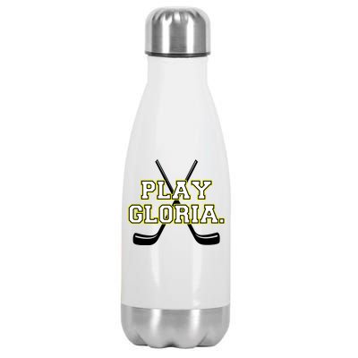 Play Gloria Hockey Stainless Steel Insulated Water Bottle