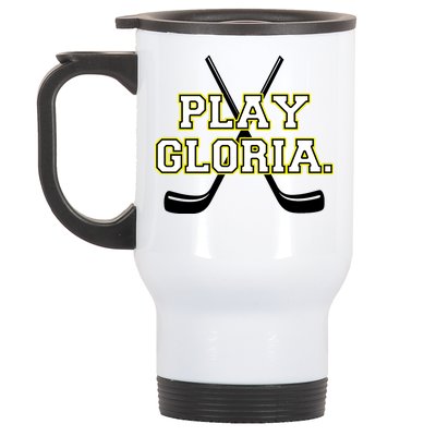 Play Gloria Hockey Stainless Steel Travel Mug