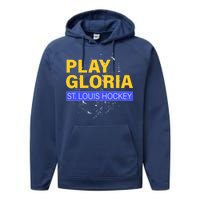 Play Gloria St. Louis Hockey Performance Fleece Hoodie