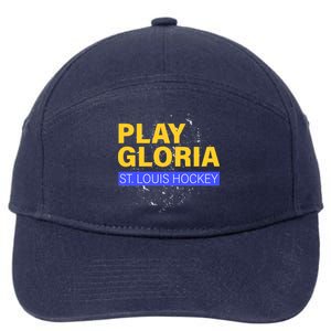 Play Gloria St. Louis Hockey 7-Panel Snapback Hat