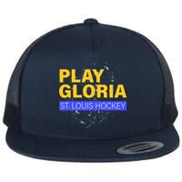 Play Gloria St. Louis Hockey Flat Bill Trucker Hat