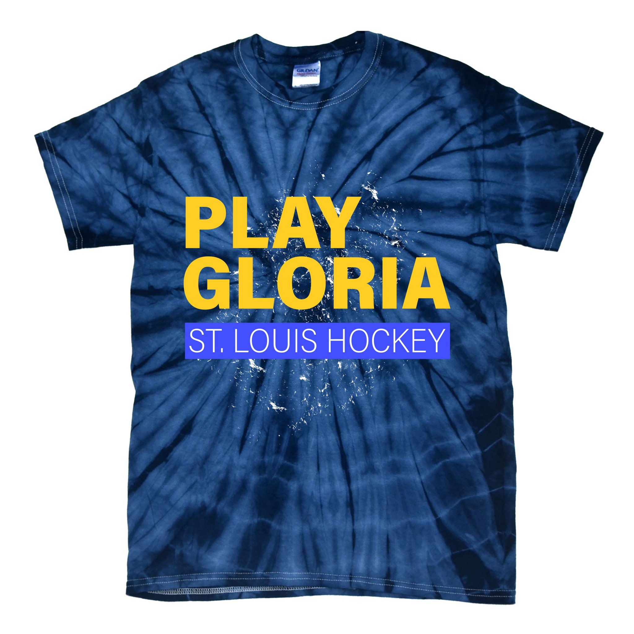 Play Gloria St. Louis Hockey Tie-Dye T-Shirt