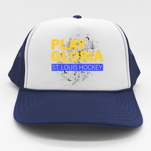 Play Gloria St. Louis Hockey Trucker Hat