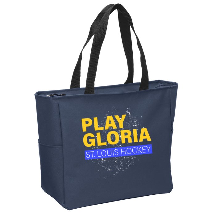Play Gloria St. Louis Hockey Zip Tote Bag