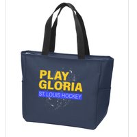 Play Gloria St. Louis Hockey Zip Tote Bag