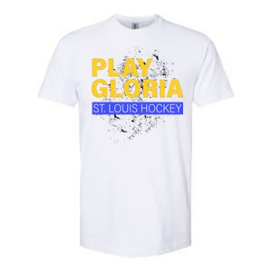 Play Gloria St. Louis Hockey Softstyle CVC T-Shirt