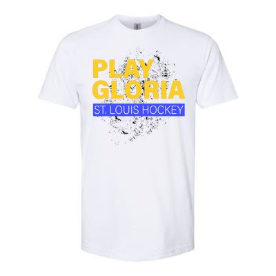 Play Gloria St. Louis Hockey Softstyle® CVC T-Shirt