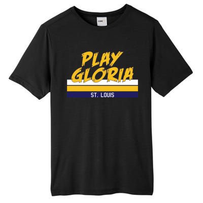 Play Gloria St. Louis Hockey Stripes Tall Fusion ChromaSoft Performance T-Shirt