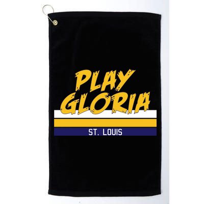 Play Gloria St. Louis Hockey Stripes Platinum Collection Golf Towel