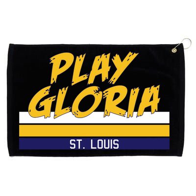 Play Gloria St. Louis Hockey Stripes Grommeted Golf Towel