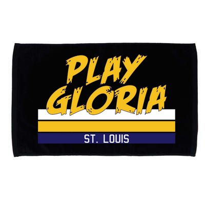 Play Gloria St. Louis Hockey Stripes Microfiber Hand Towel