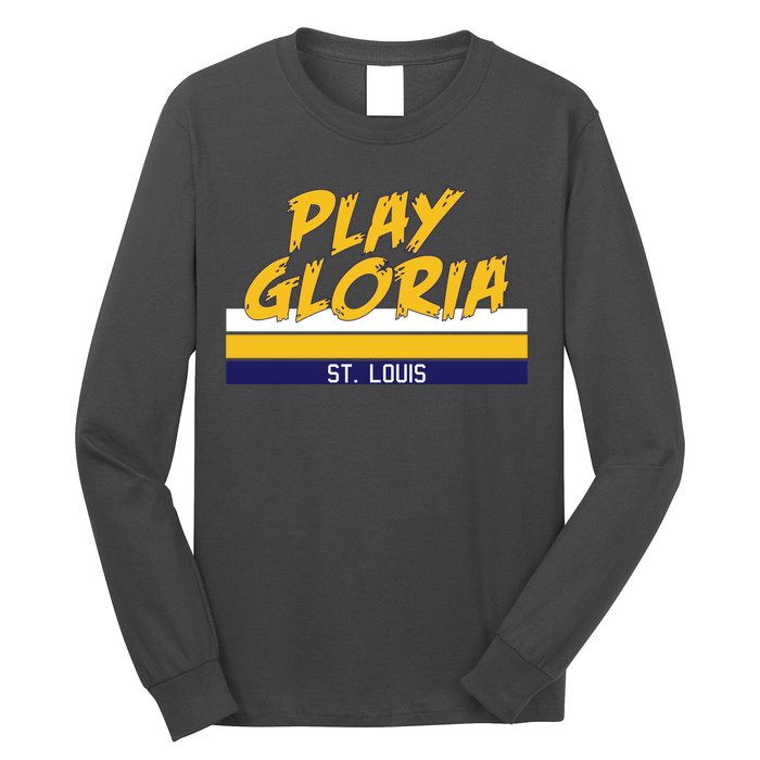 Play Gloria St. Louis Hockey Stripes Long Sleeve Shirt