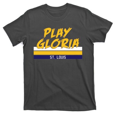 Play Gloria St. Louis Hockey Stripes T-Shirt