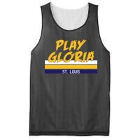 Play Gloria St. Louis Hockey Stripes Mesh Reversible Basketball Jersey Tank