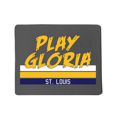 Play Gloria St. Louis Hockey Stripes Mousepad