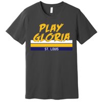 Play Gloria St. Louis Hockey Stripes Premium T-Shirt