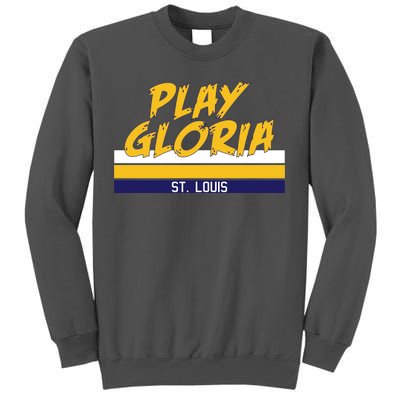 Play Gloria St. Louis Hockey Stripes Tall Sweatshirt