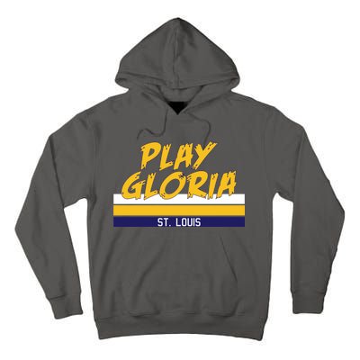 Play Gloria St. Louis Hockey Stripes Tall Hoodie