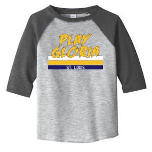 Play Gloria St. Louis Hockey Stripes Toddler Fine Jersey T-Shirt