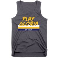 Play Gloria St. Louis Hockey Stripes Tank Top