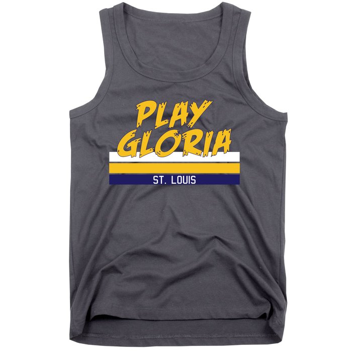 Play Gloria St. Louis Hockey Stripes Tank Top