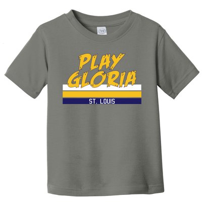 Play Gloria St. Louis Hockey Stripes Toddler T-Shirt