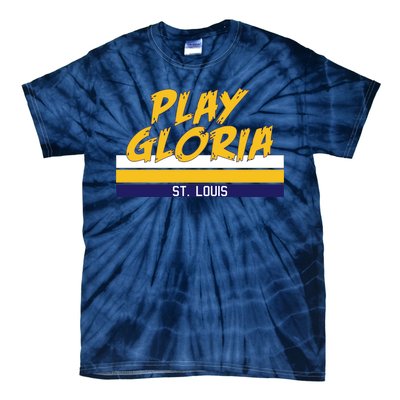 Play Gloria St. Louis Hockey Stripes Tie-Dye T-Shirt