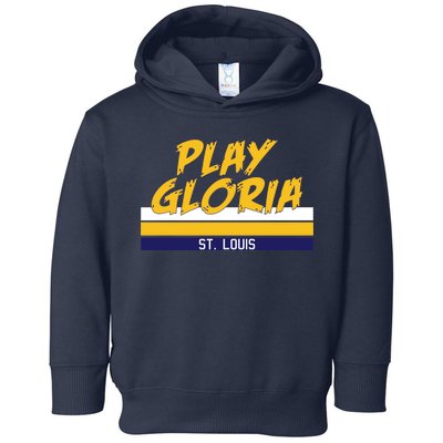 Play Gloria St. Louis Hockey Stripes Toddler Hoodie