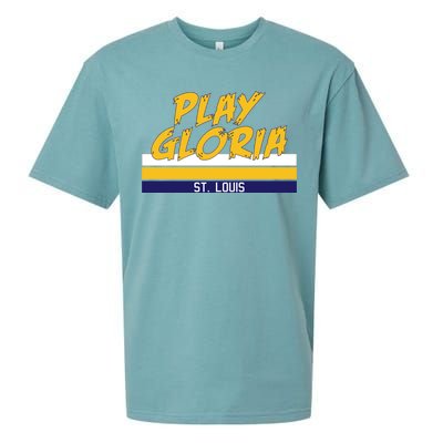 Play Gloria St. Louis Hockey Stripes Sueded Cloud Jersey T-Shirt