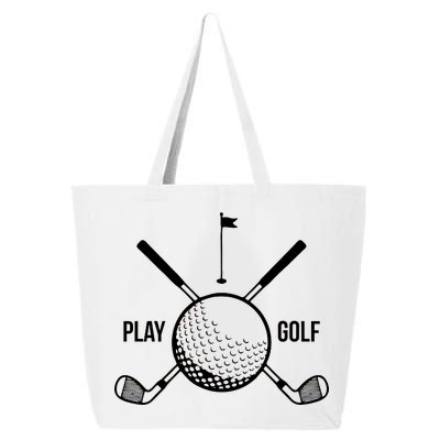 Play Golf Golfball Clubs Crossbones 25L Jumbo Tote