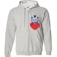 Play Like A Girl Full Zip Hoodie