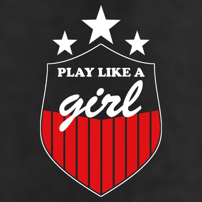 Play Like A Girl 7 Panel Mesh Trucker Snapback Hat