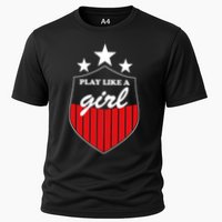 Play Like A Girl Cooling Performance Crew T-Shirt